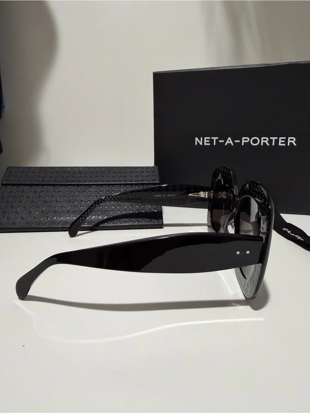ALAÏA EYEWEAR Square-frame acetate sunglasses
